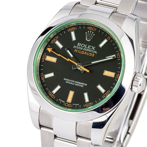 rolex milgauss nero price|rolex milgauss 116400gv price.